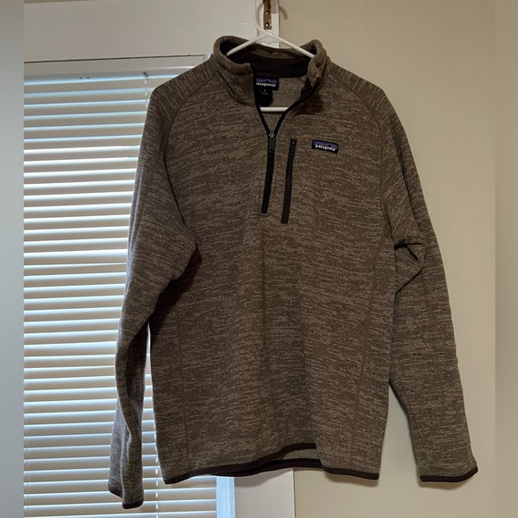 Patagonia Other - Patagonia Mens Better Sweater Quarter Zip Pullover Size Medium Brown